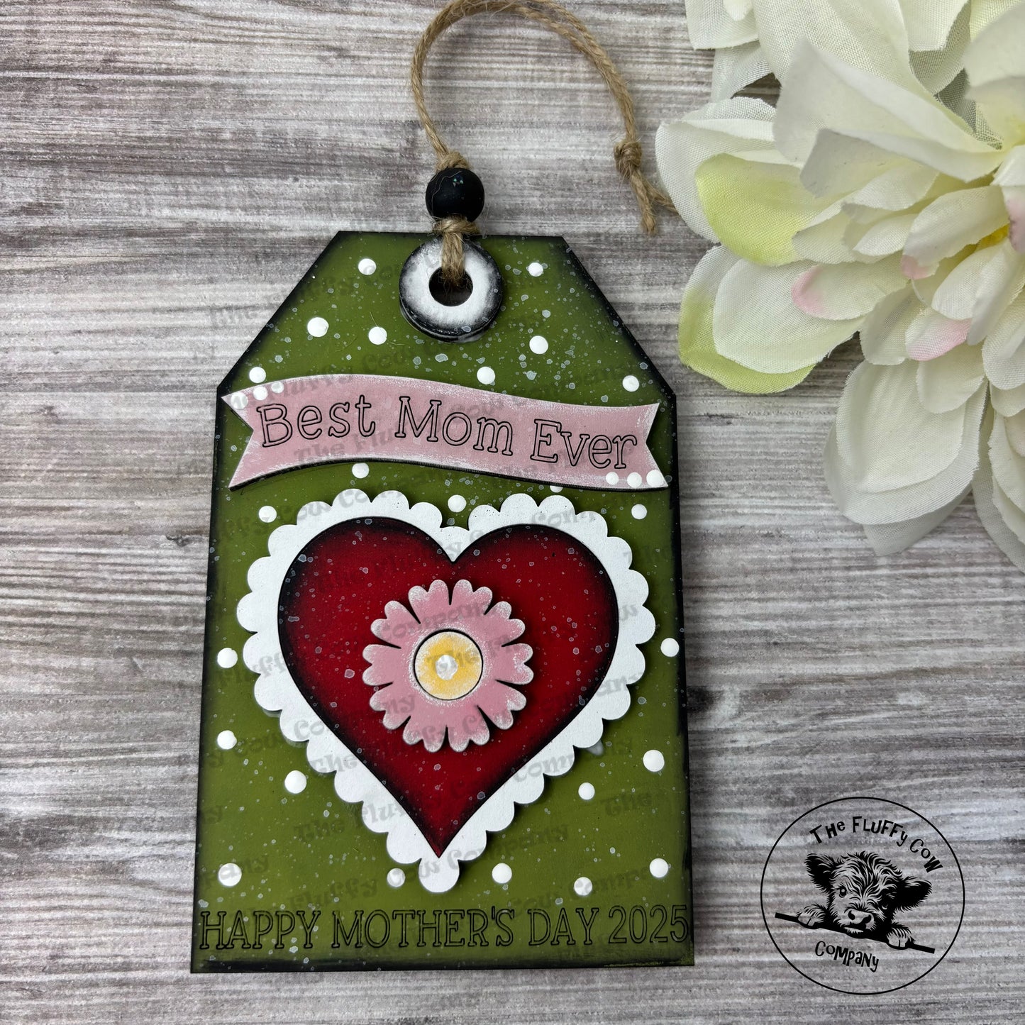 Best Mom Ever, Different Name Option Available, Gift Card Holder, Ornament, Car Charm, Home Decor