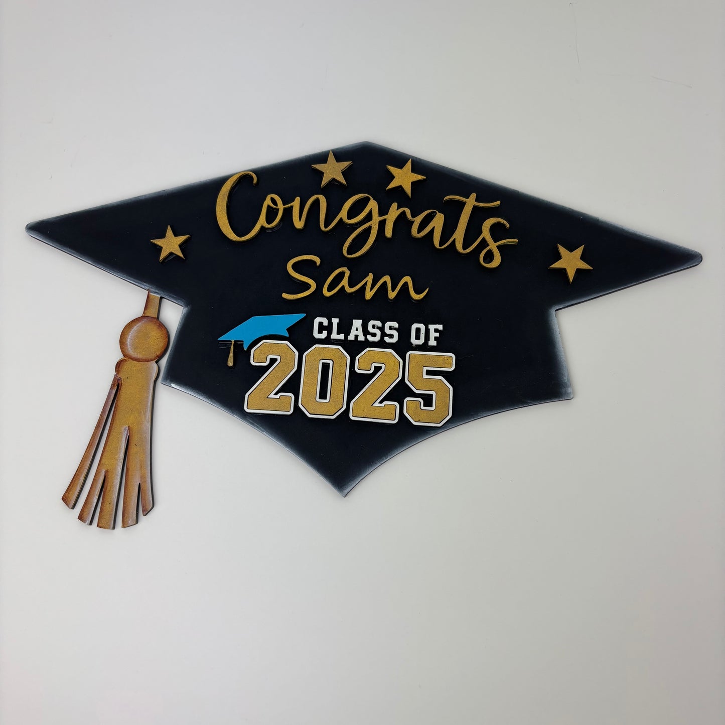 Personalized Congratulations Class Of 2025 Grad Hat Wall Hanging