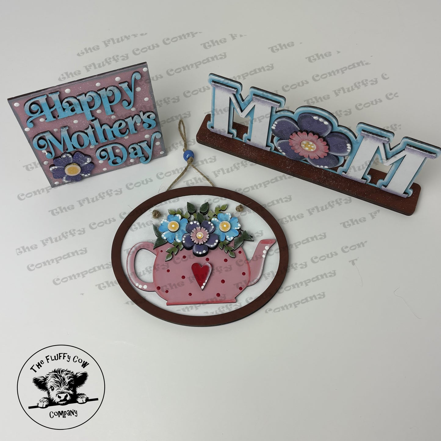 Mothers Day Bundle 3 Piece Bundle Shelf Sitters and Ornament