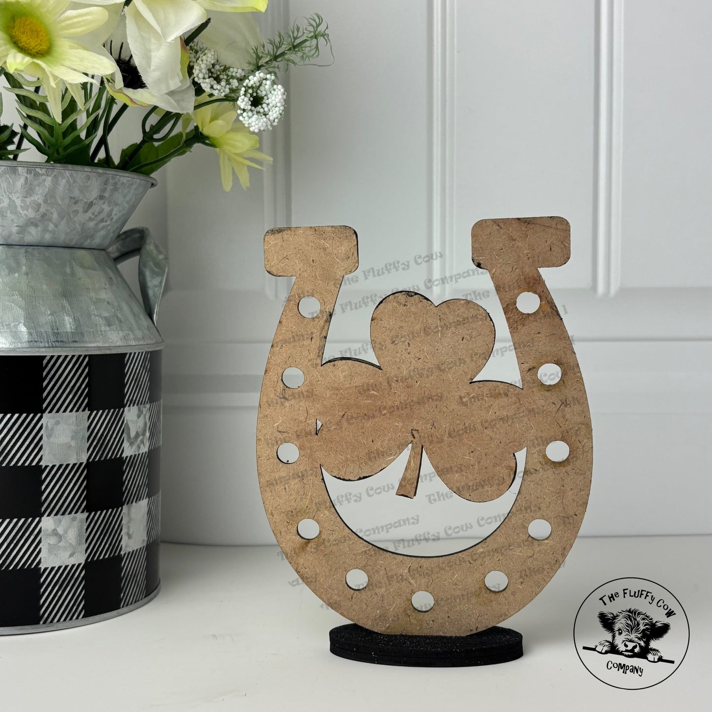 Lucky St. Patrick’s Day Shelf Sitter Horseshoe