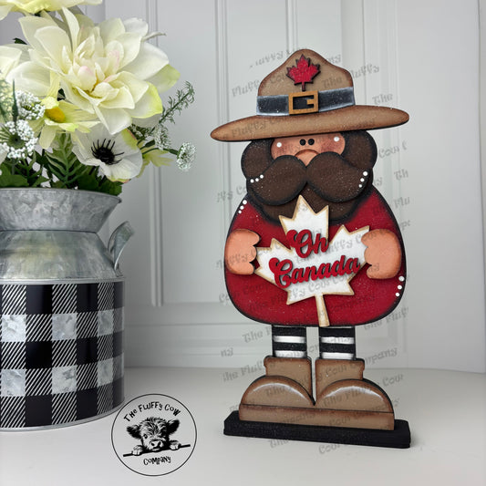 Oh Canada Mountie Canadian Proud Shelf Sitter