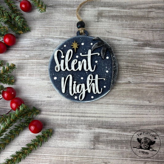 Silent Night Christmas Ornament