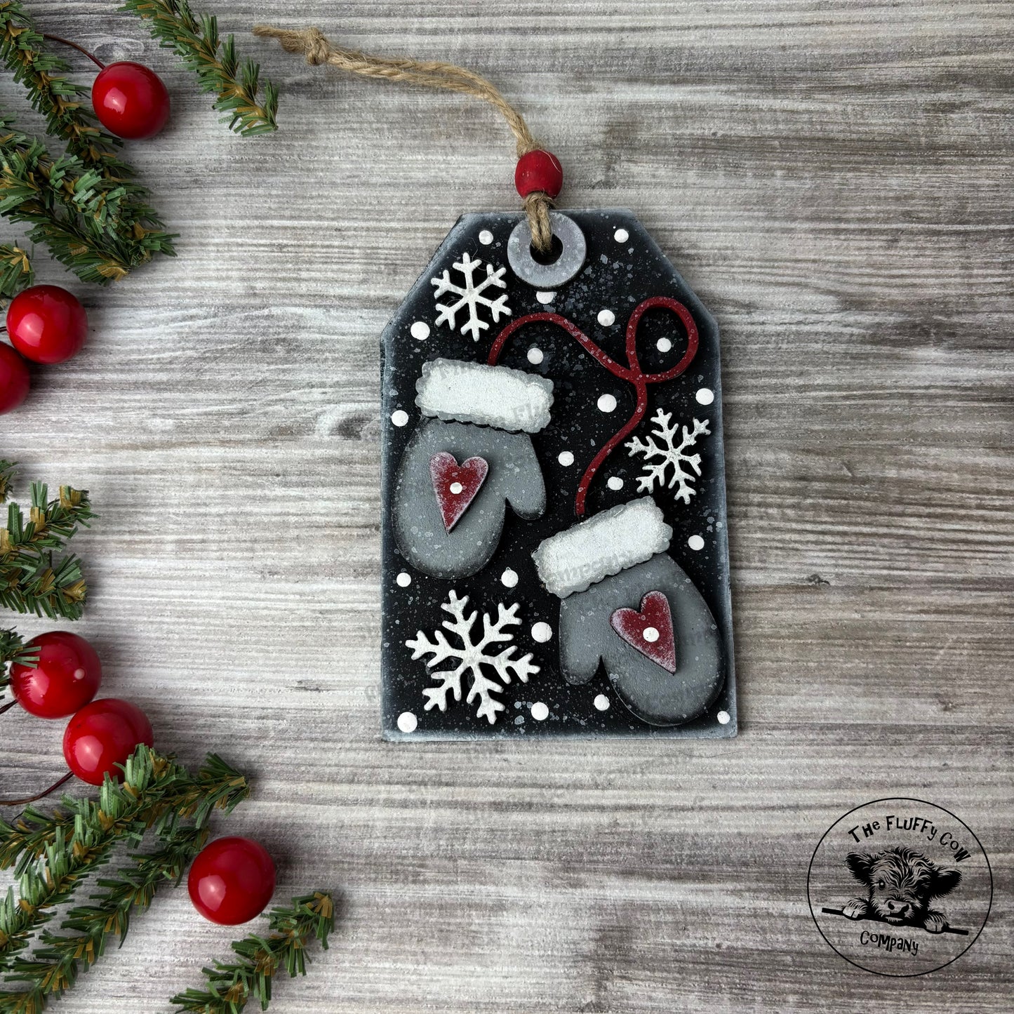 Mitten Tag Christmas Ornament