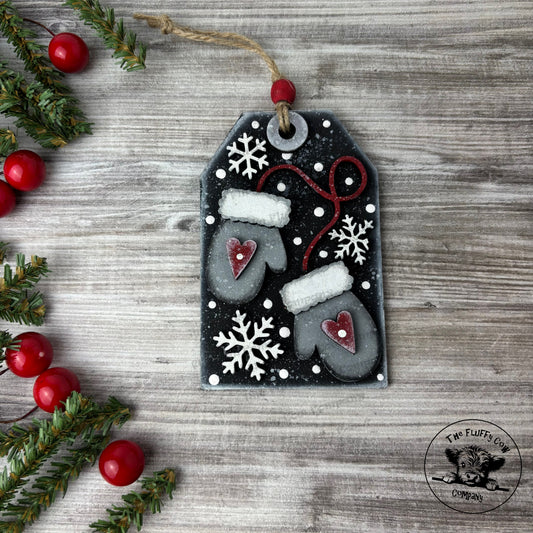 Mitten Tag Christmas Ornament