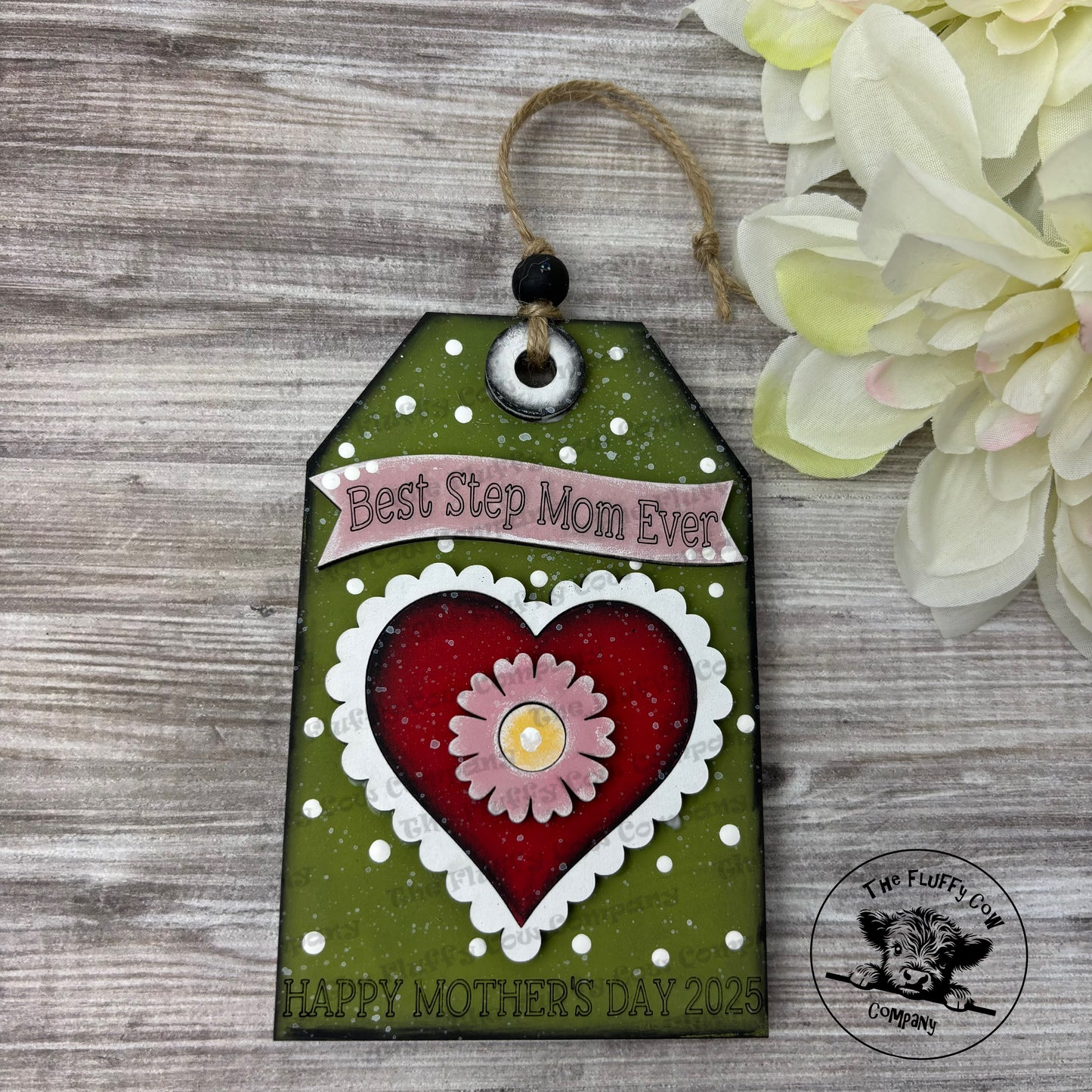 Best Mom Ever, Different Name Option Available, Gift Card Holder, Ornament, Car Charm, Home Decor