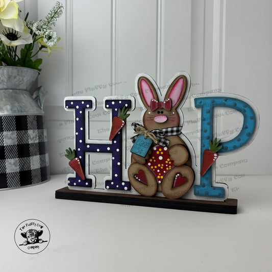 Hop Easter Bunny Shelf Sitter