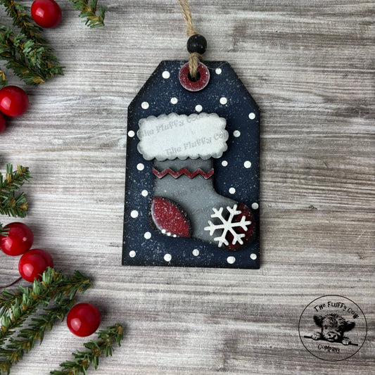 Stocking Tag Christmas Ornament