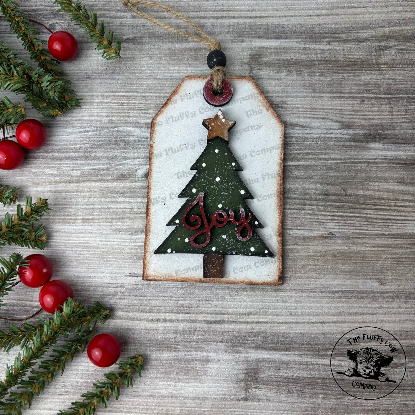 Christmas Tree Tag Ornament