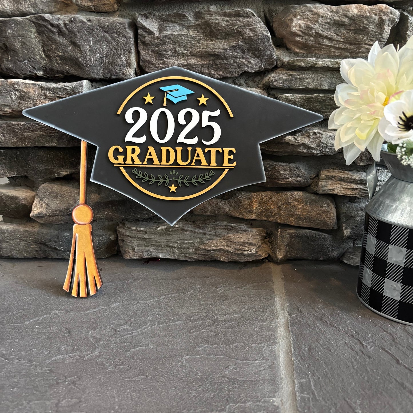 2025 Graduate Wall Decor Grad Cap