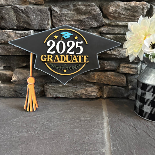 2025 Graduate Wall Decor Grad Cap