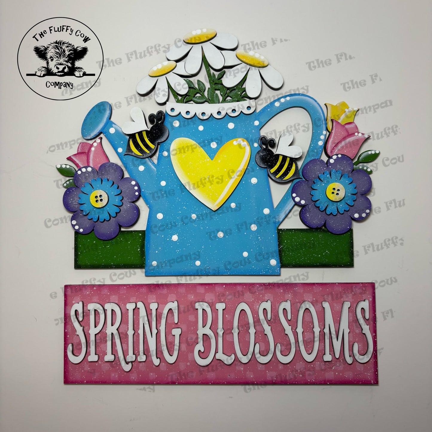 Window Box & Spring Blossoms Insert
