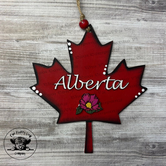 Canadian Maple Leaf Province of Alberta