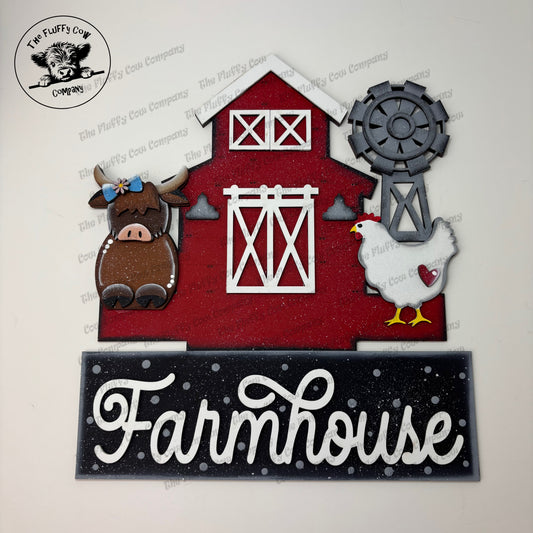 **Insert Only!! Farmhouse Barn