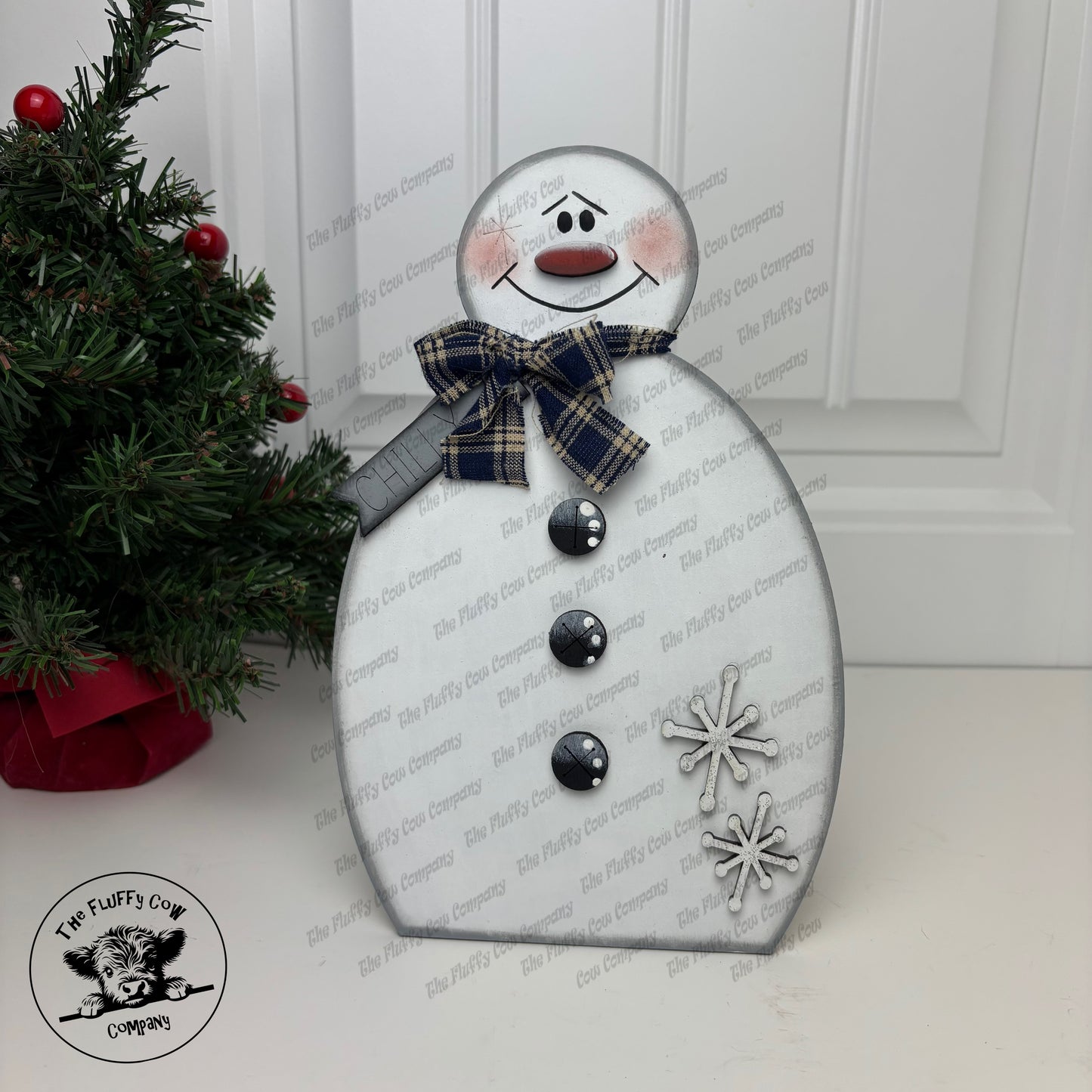 Snowman Frosty Laser Cut Shelf Sitter