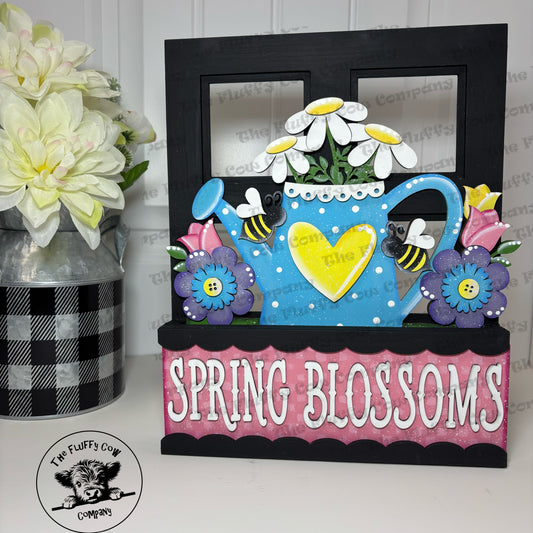 Window Box & Spring Blossoms Insert