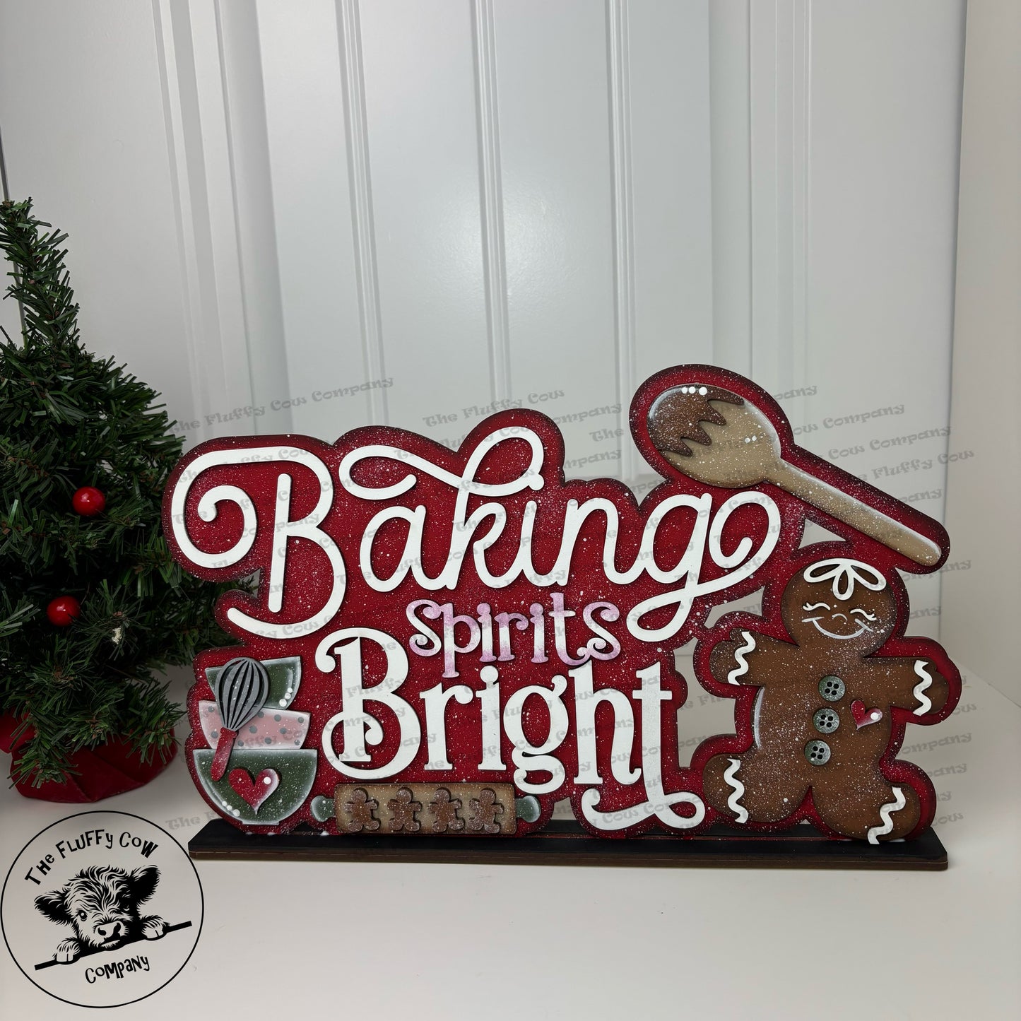Baking Spirits Bright Gingerbread Shelf Sitter